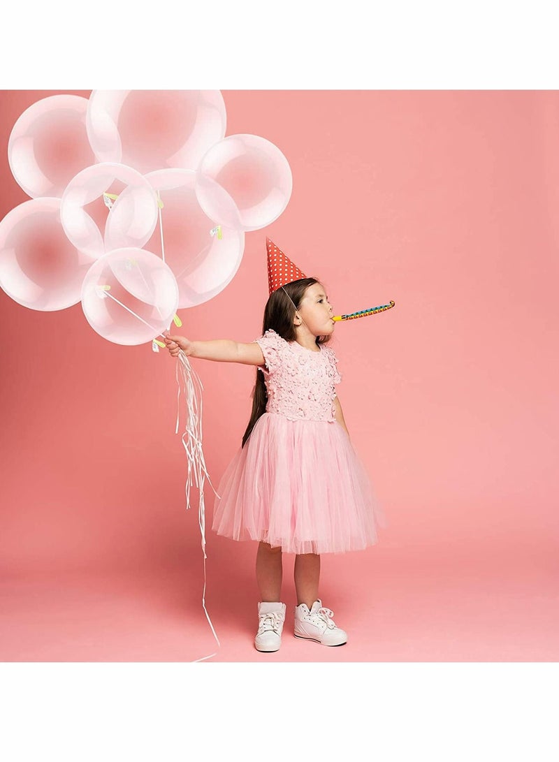KASTWAVE 30 Pieces Of Transparent Bobo Balloons, Bubble Balloons Are Suitable For Birthday Parties, Houses Wedding Anniversary, Indoor And Outdoor (25.4 Cm) - Image 2
