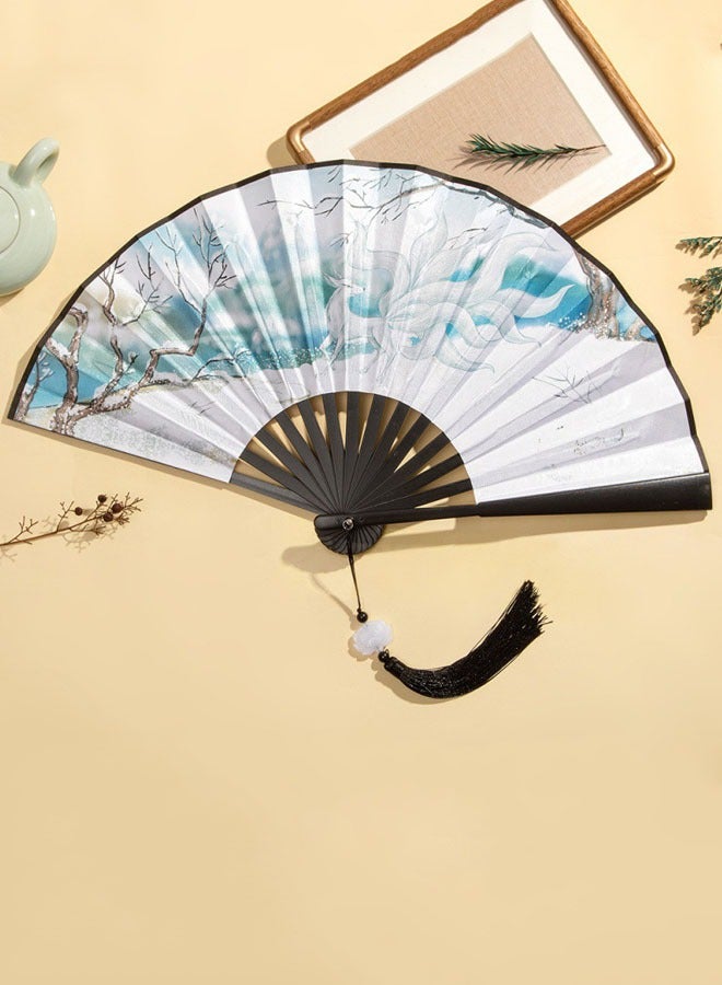 2 Folding Hand Fan Stylish and Beautiful - Image 2