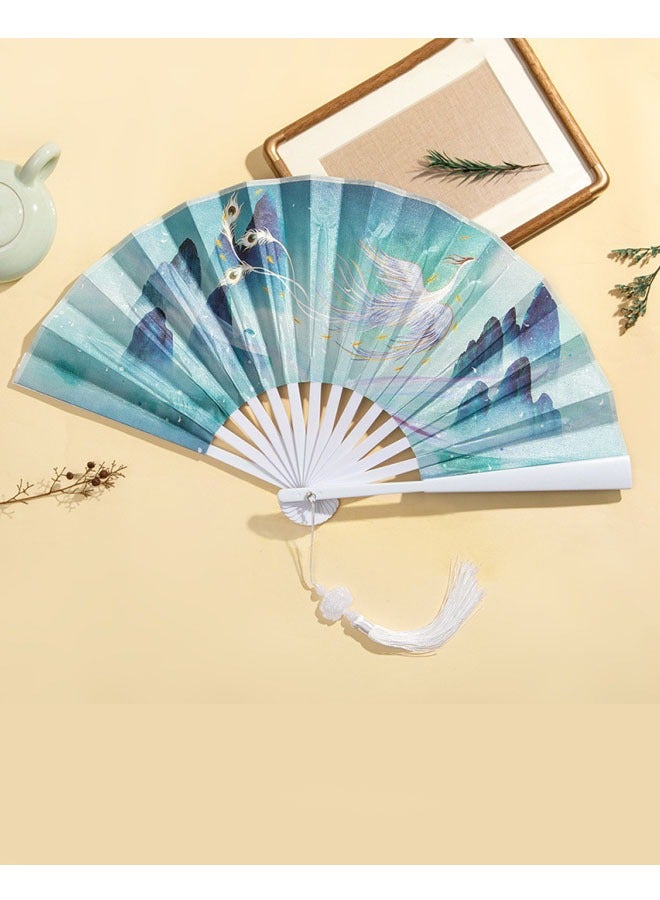 2 Folding Hand Fan Stylish and Beautiful - Image 3