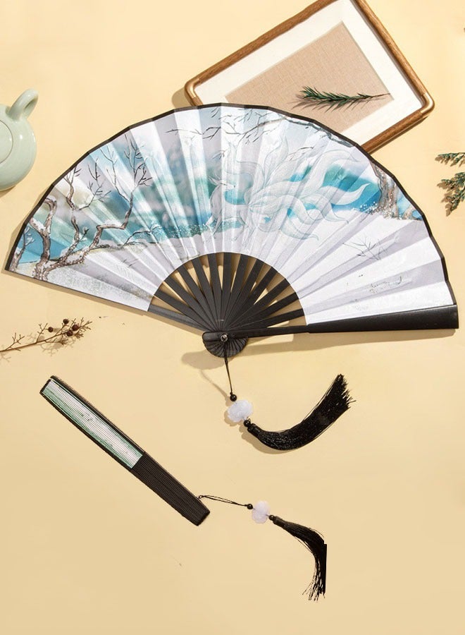 2 Folding Hand Fan Stylish and Beautiful - Image 4
