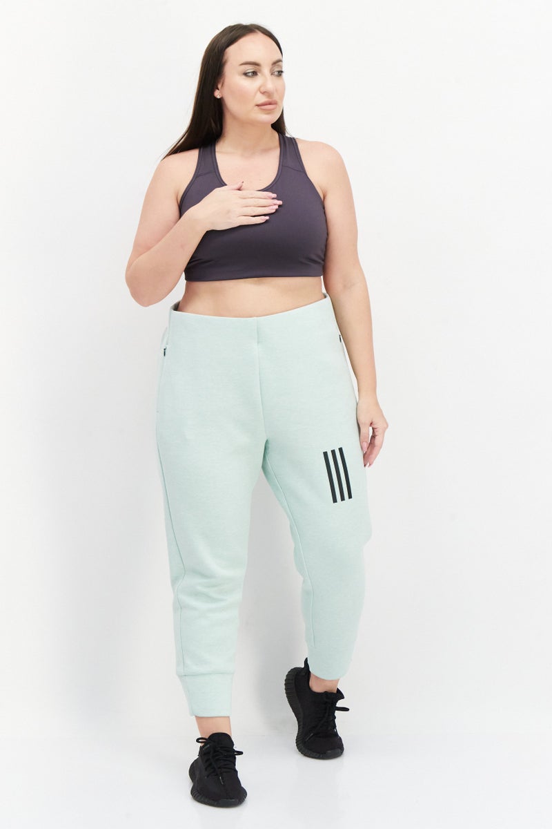 Adidas Women Sportswear Fit Outdoor Sweatpants, Mint Green  - Image 3