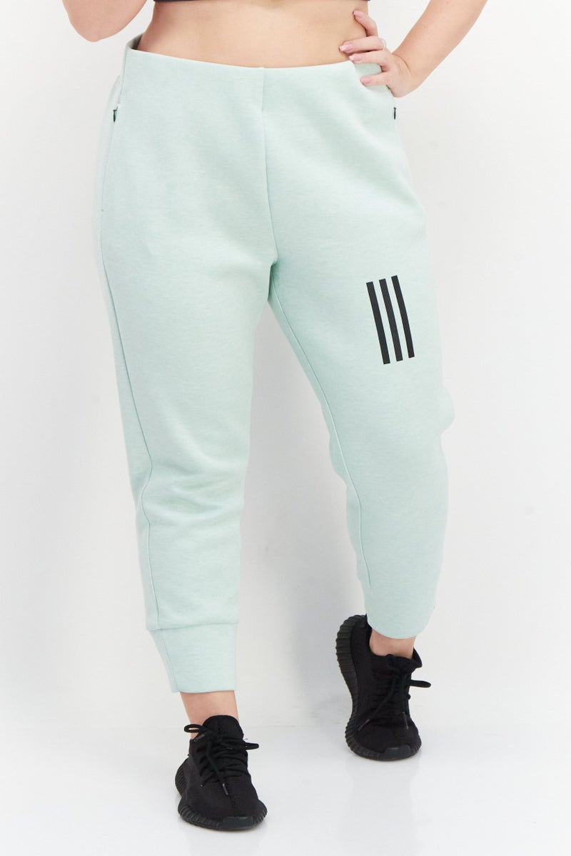 Adidas Women Sportswear Fit Outdoor Sweatpants, Mint Green  - Image 1