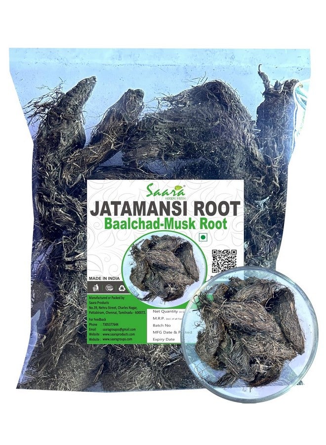 Saara جذر جاتامانسي العشبي الطازج من سارا، 50 جرام، بالشاد، مسك، سباينارد، ناردوستاشيس، تاباسفيني، جذر جاتاماسي (عبوة 1 × 50 جرام) - Image 1
