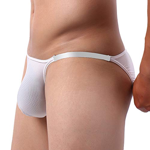 Summer Code Men's Sexy Briefs Elastic Ruched Back Bikini Underwear Pack - Image 3