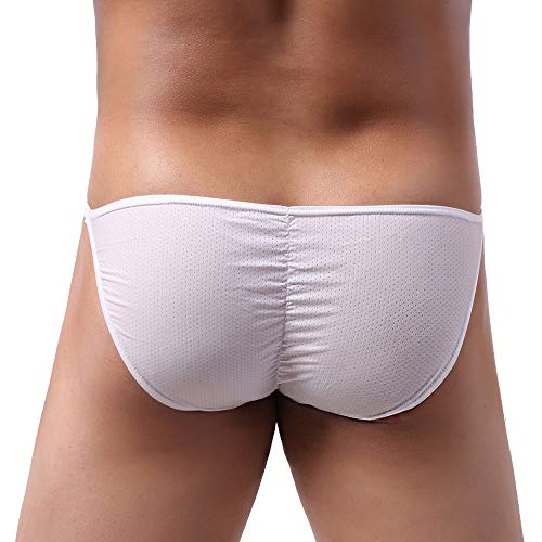 Summer Code Men's Sexy Briefs Elastic Ruched Back Bikini Underwear Pack - Image 5