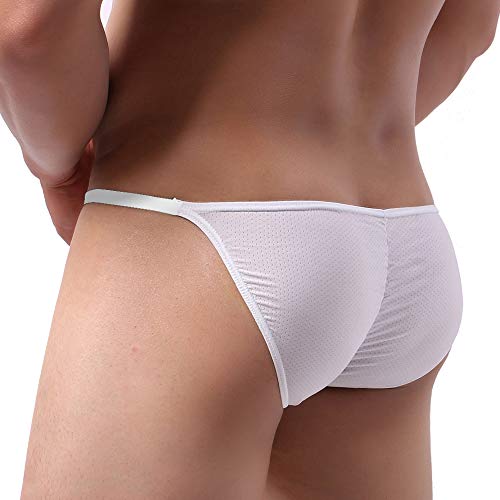 Summer Code Men's Sexy Briefs Elastic Ruched Back Bikini Underwear Pack - Image 4