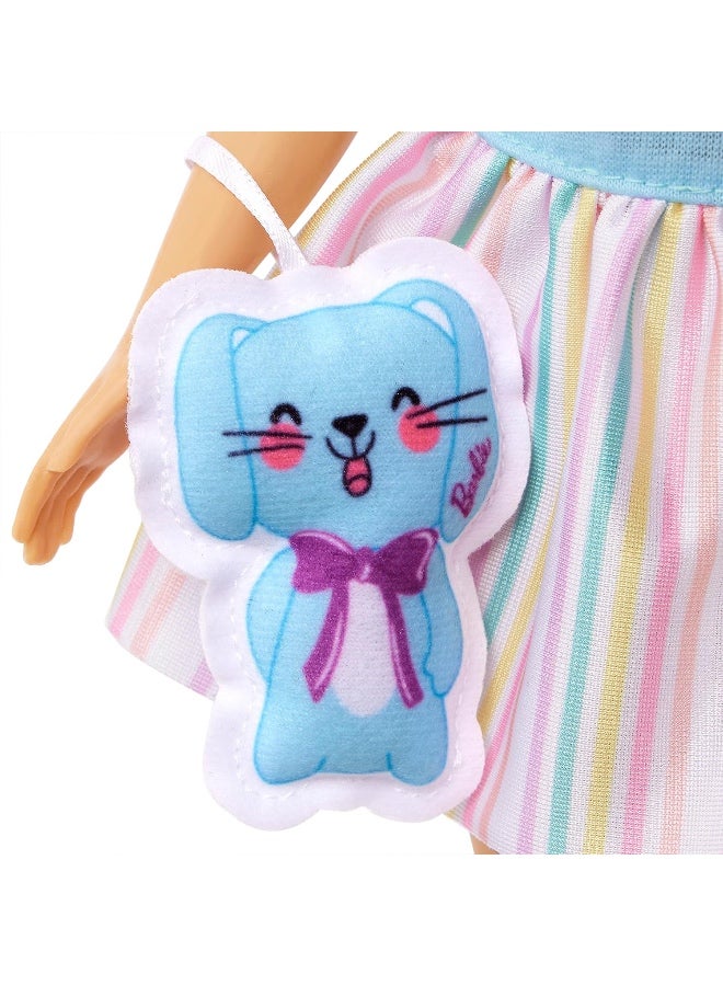 Barbie ​ Doll for Preschoolers, Brunette, My First Teresa Doll, Kids Toys and Gifts, Plush Bunny, Accessories, Soft Poseable Body - Image 4