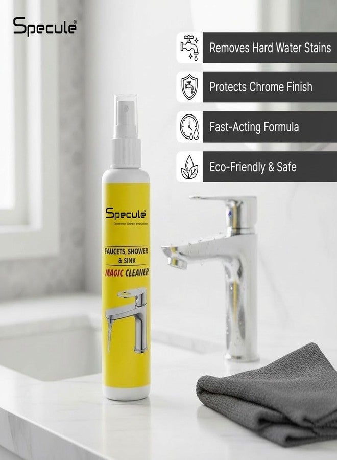 Specule Tap and Shower Cleaner - 100 ml | Instantly Removes Limescale | Hard Water stains | All Purpose Cleaner | Suitable For Taps, Shower Heads, Faucets, Tiles & Mirrors - Image 3
