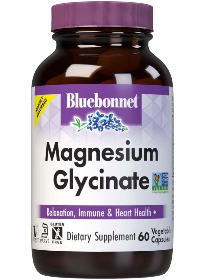 Magnesium Glycinate, 60 Vegetable Capsules