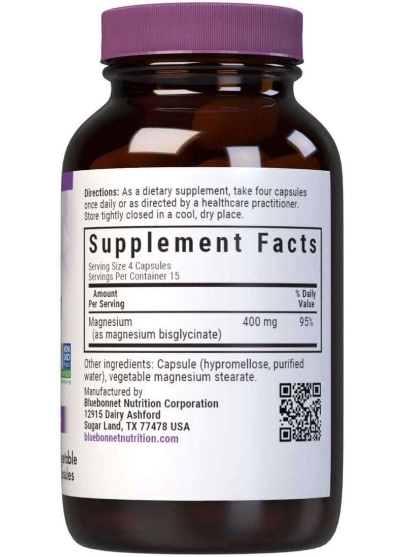 Magnesium Glycinate, 60 Vegetable Capsules