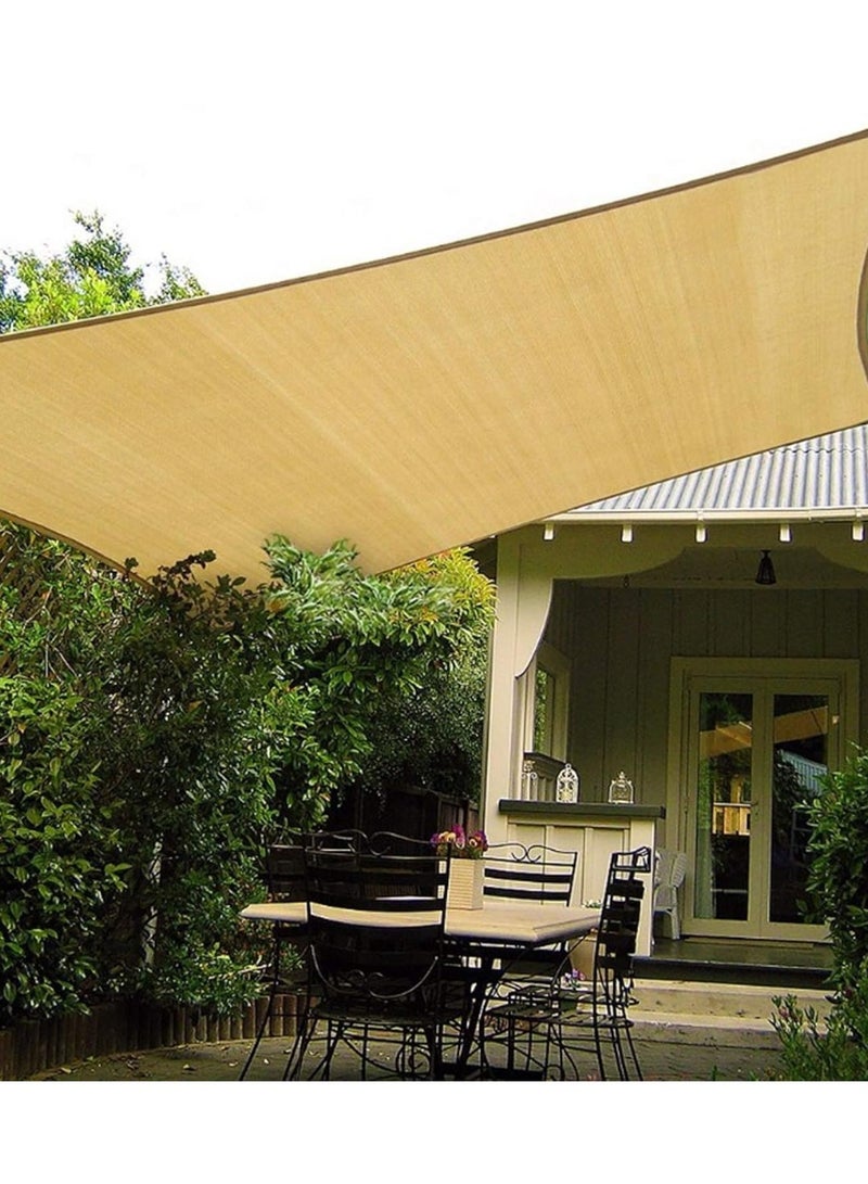 مظلة شراعية مستطيلة مقاس 3×5 متر من هايكوس، قماش من البولي ايثيلين عالي الكثافة جيد التهوية (185 غرام/متر مربع)، شبكة مظلة مستطيلة 5×3 متر مع حماية من... - Image 1