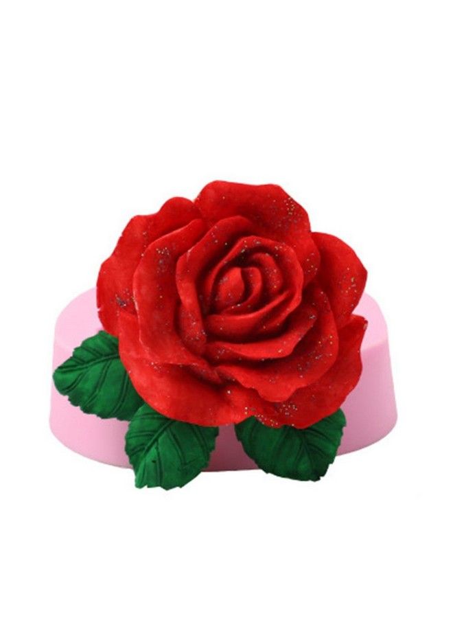 BeeSpring 3D Big Rose Flower Cake Mold Silicone Fondant Chocolate Mould Baking Decorating Resistant Low And High Temperature Easy To Use And Clean Gessppo - Image 2