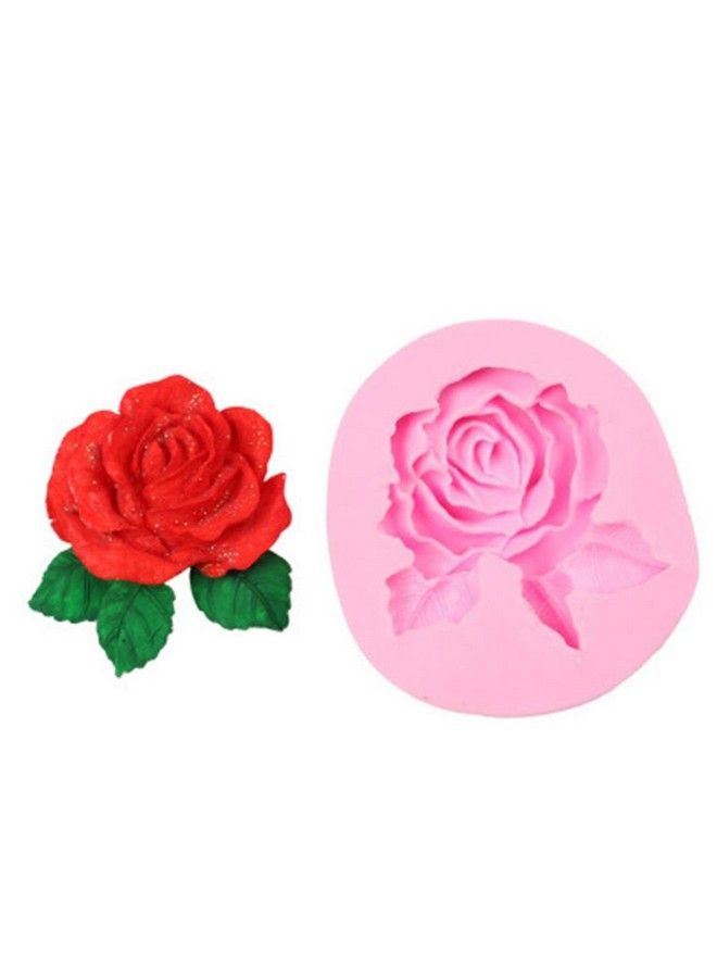 BeeSpring 3D Big Rose Flower Cake Mold Silicone Fondant Chocolate Mould Baking Decorating Resistant Low And High Temperature Easy To Use And Clean Gessppo - Image 4