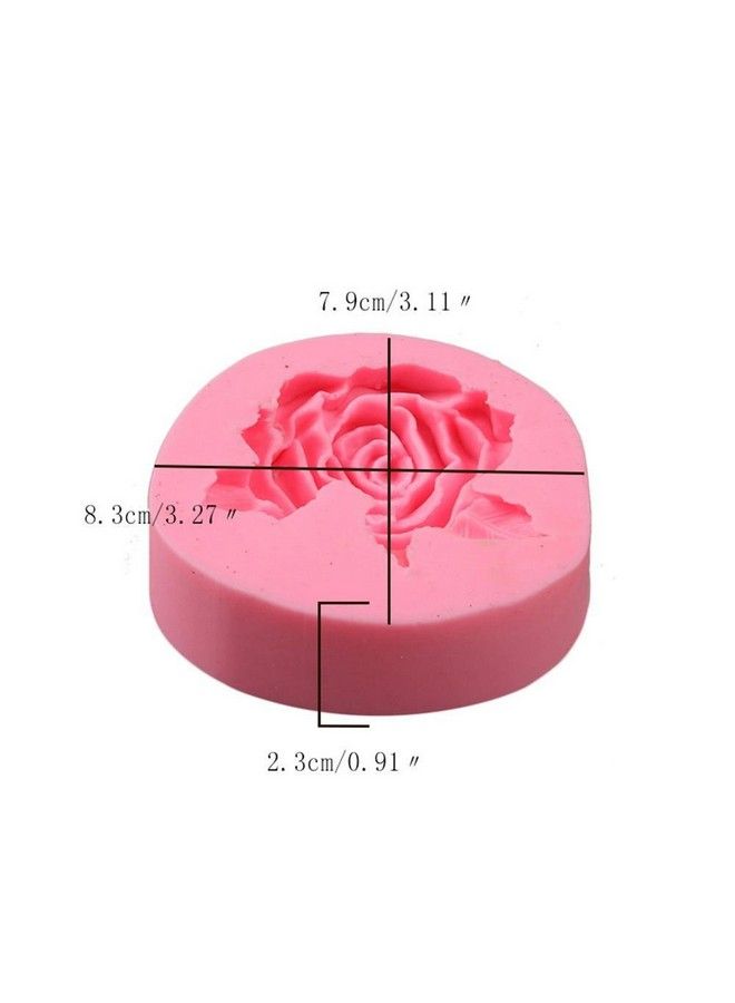 BeeSpring 3D Big Rose Flower Cake Mold Silicone Fondant Chocolate Mould Baking Decorating Resistant Low And High Temperature Easy To Use And Clean Gessppo - Image 5