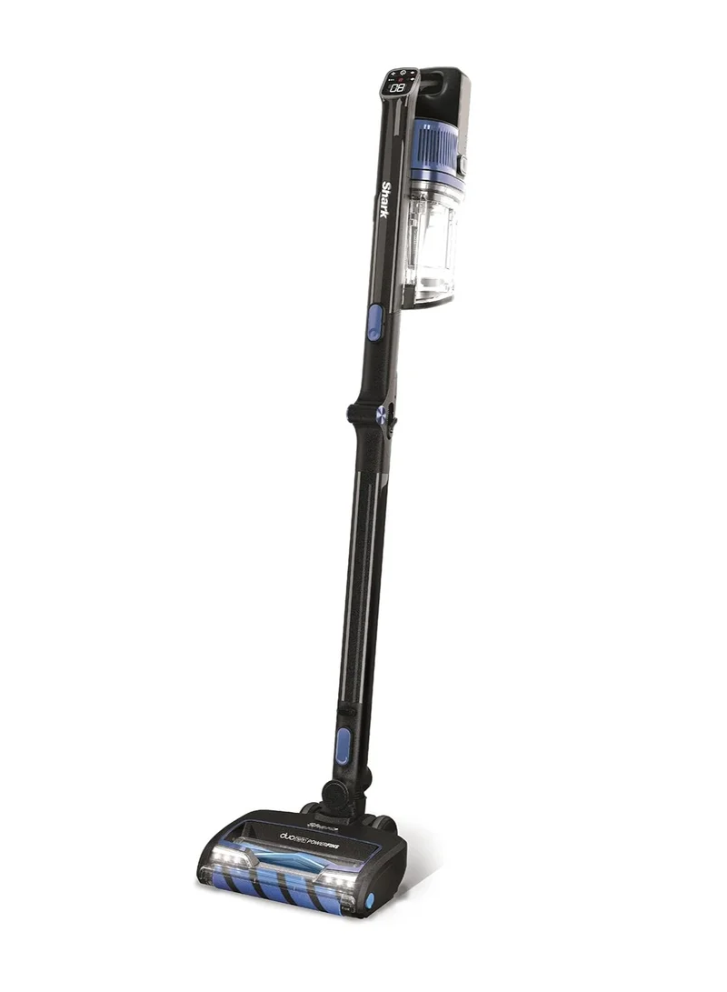 Shark Shark Cordless Stick Vacuum Cleaner, Anti Hair Wrap, 60 Minute Run Time Battery, Flexible DuoClean Vacuum Cleaner with Motorised Pet Tool, Multi-Surface &amp; 20cm Crevice Tools, Black &amp; Blue, IZ300MET
