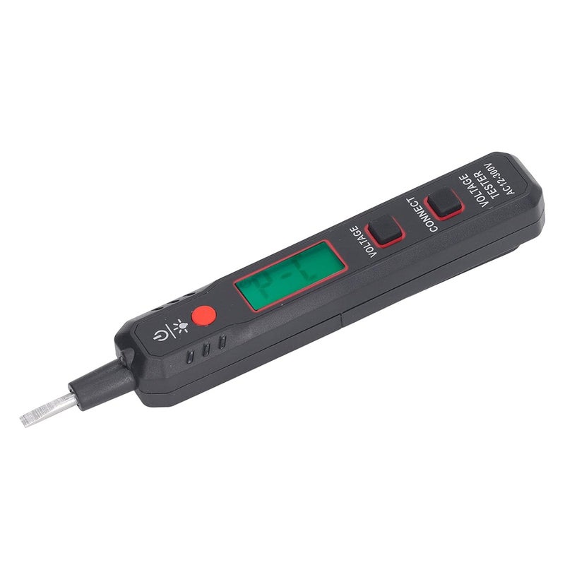 [Nationwide popular] Voltage Tester Pen with LCD Display and NCV Metal Probe, 12V to 300V AC Volt Detector for Live and Neutral Wire Testing, Integrated LED Flashlight and Auto Power Off Function, Easy to operate Limited stock Well-received bestseller Multiple useful functions Fresh modern design Precision design Quality guaranteed Store exclusive only Home practical item Category flagship Brand new goods batch Tried & trusted pick Wear resistant Popular across Saudi cities End season clearance Needed all over KSA Reduce daily hassle Famous in Saudi local markets Match Saudi living habits Long term daily option Hot new arrival Latest release Huge price cut Nationwide hot in KSA - Image 1