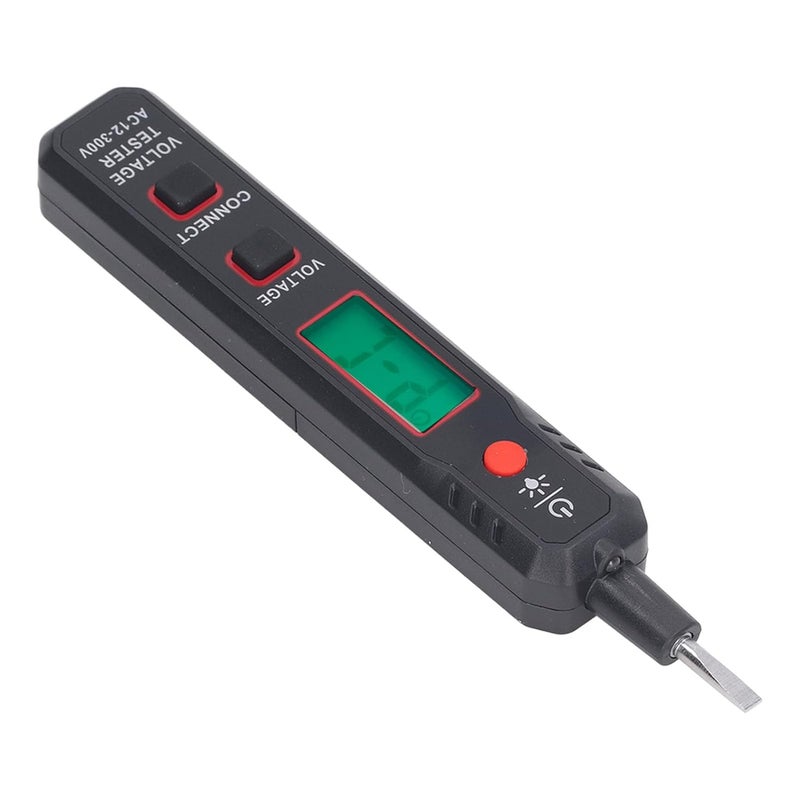 [Nationwide popular] Voltage Tester Pen with LCD Display and NCV Metal Probe, 12V to 300V AC Volt Detector for Live and Neutral Wire Testing, Integrated LED Flashlight and Auto Power Off Function, Easy to operate Limited stock Well-received bestseller Multiple useful functions Fresh modern design Precision design Quality guaranteed Store exclusive only Home practical item Category flagship Brand new goods batch Tried & trusted pick Wear resistant Popular across Saudi cities End season clearance Needed all over KSA Reduce daily hassle Famous in Saudi local markets Match Saudi living habits Long term daily option Hot new arrival Latest release Huge price cut Nationwide hot in KSA - Image 5
