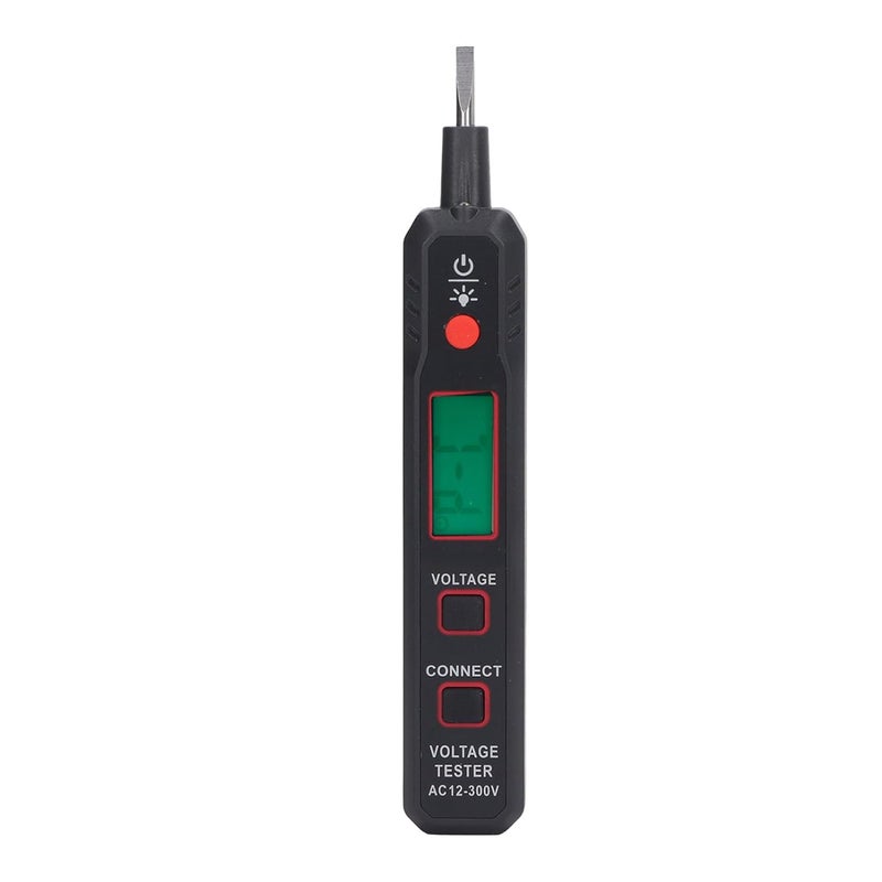 [Nationwide popular] Voltage Tester Pen with LCD Display and NCV Metal Probe, 12V to 300V AC Volt Detector for Live and Neutral Wire Testing, Integrated LED Flashlight and Auto Power Off Function, Easy to operate Limited stock Well-received bestseller Multiple useful functions Fresh modern design Precision design Quality guaranteed Store exclusive only Home practical item Category flagship Brand new goods batch Tried & trusted pick Wear resistant Popular across Saudi cities End season clearance Needed all over KSA Reduce daily hassle Famous in Saudi local markets Match Saudi living habits Long term daily option Hot new arrival Latest release Huge price cut Nationwide hot in KSA - Image 2