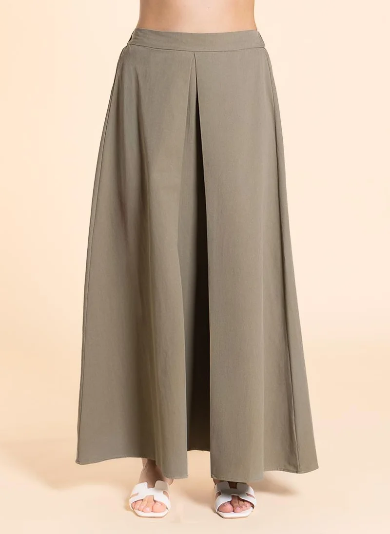 شايبس MAXI A-LINE COTTON SKIRT