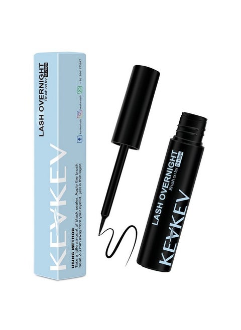 Lash Overnight Sealer Cluster Lashes Overnighter DIY Lash Extension Sealer Extend Lash Wear Up to 14 Days Black Lash Sealer Long Lasting Easy to Remove 5ml
