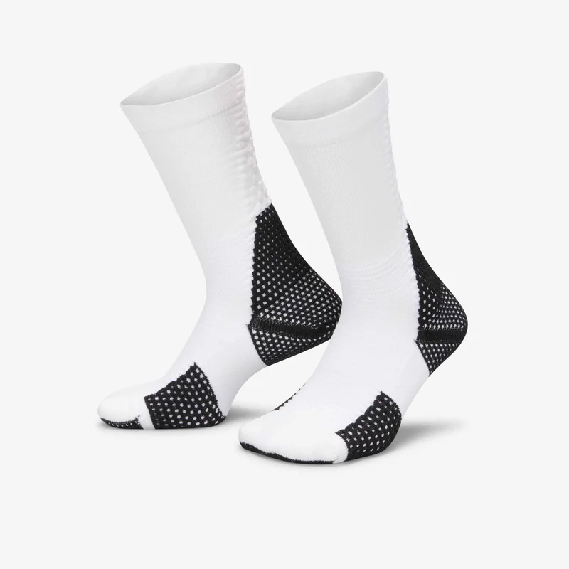 Jordan White Unicorn Dri-FIT ADV Cushioned Crew Socks (1 Pair)  | Best Price UAE