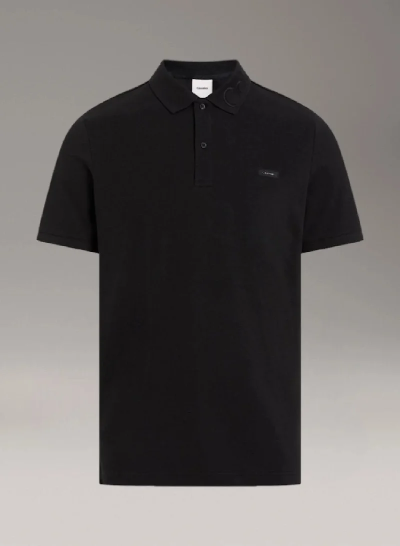 Calvin Klein Ck Black Pique Polo Shirt for Men | Best Price UAE