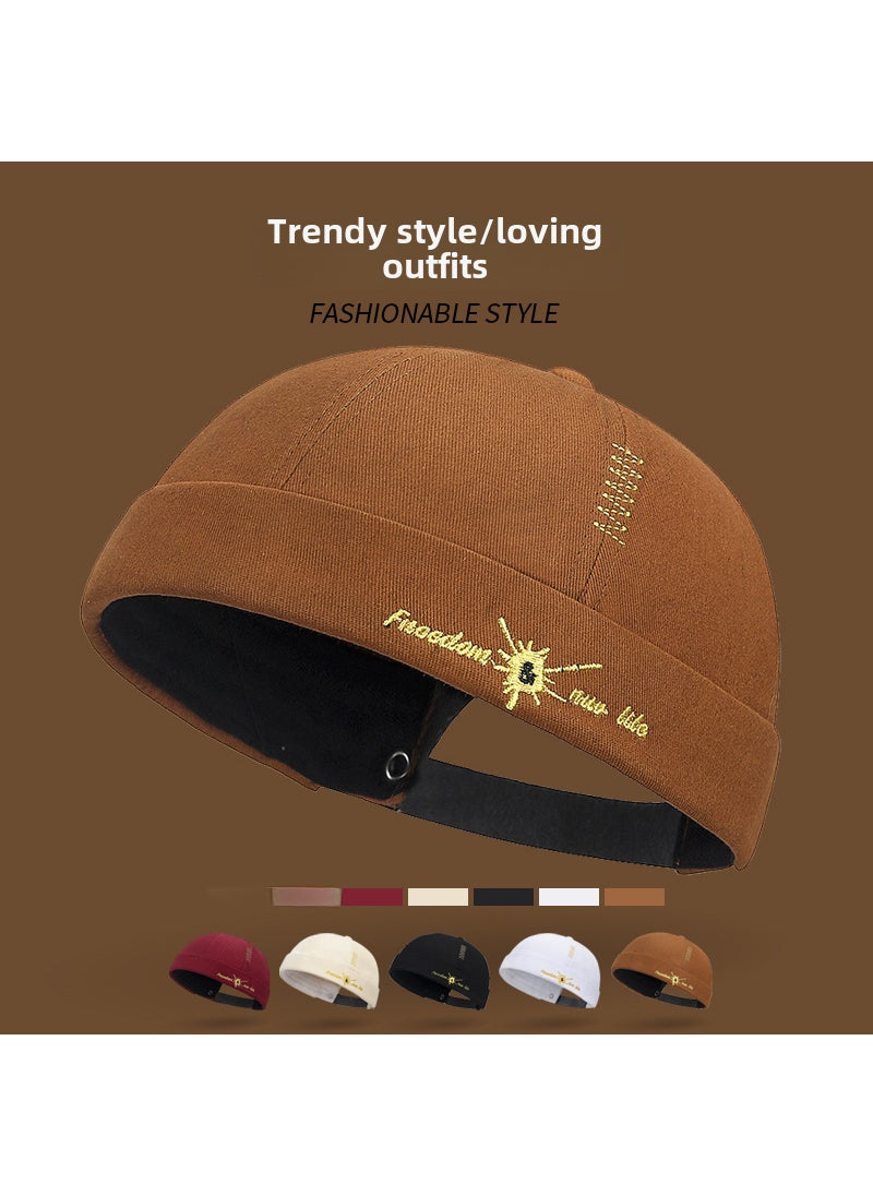 Generic Spring Hip-Hop Embroidered Cap Unisex Wine red  - Image 5