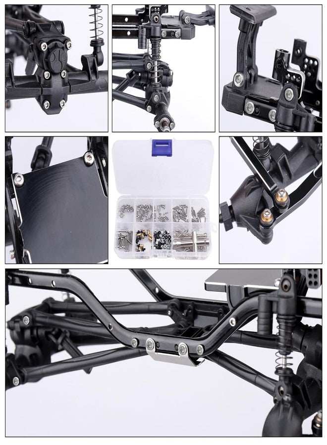 CrazyHobby طقم براغي إصلاح سيارات التحكم عن بعد من CrazyHobby، 274 قطعة، براغي M1.4 لسيارات Axial SCX24 Bronco Deadbolt Gladiator Chevrolet C10 B17 Betty Wrangler JLU، ترقيات سيارات الزحف بمقياس 1/24 - Image 3