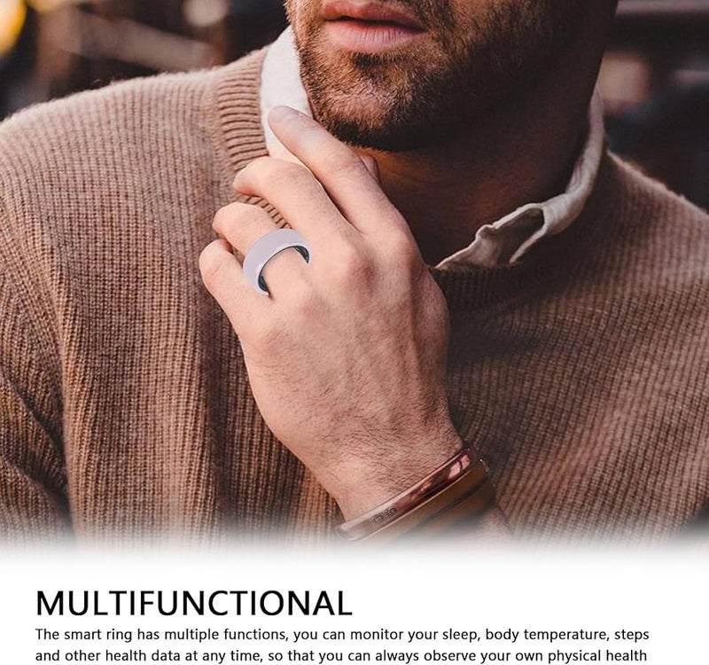 Smart Fitness Ring For Women Size 8 Health Tracker With Body Temperature Monitor - Image 4