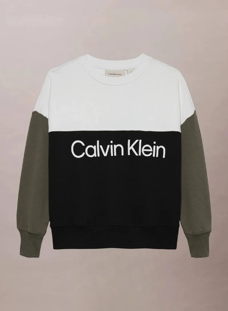 Colourblock Logo Sweatshirt