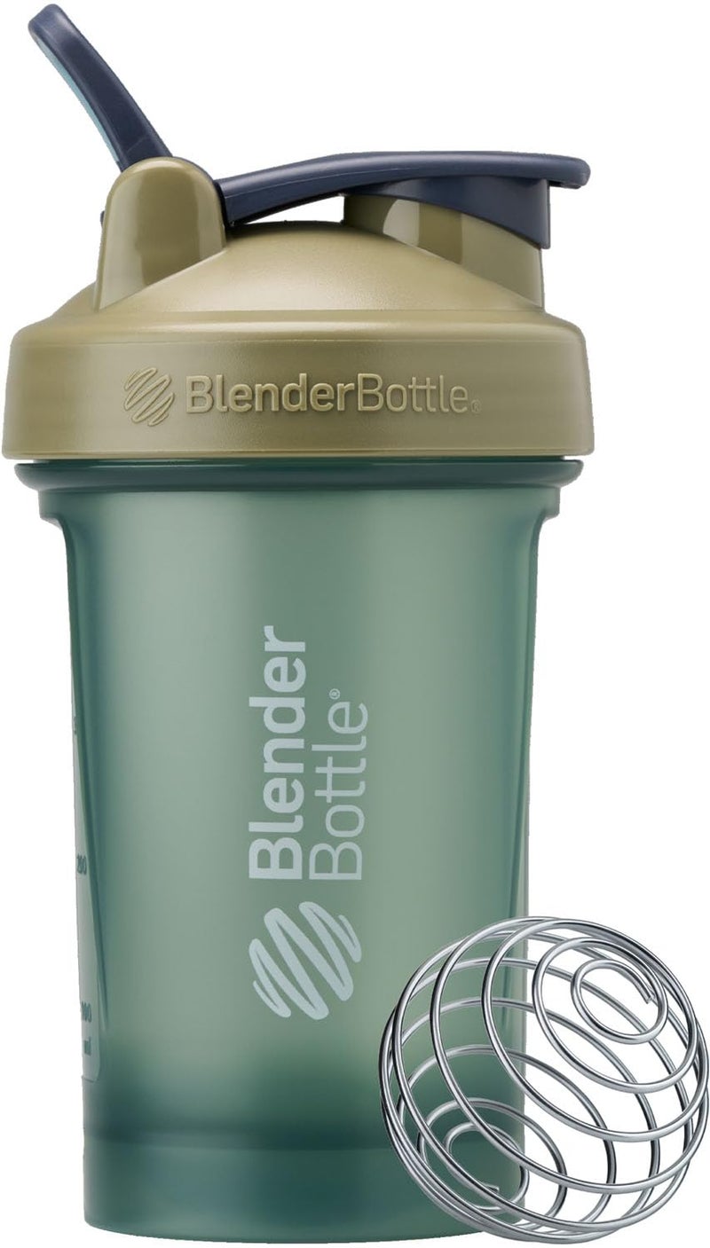 BlenderBottle Classic V2 Shaker Bottle Perfect for Protein Shakes and Pre Workout, 20oz, Full Color Tan - Image 4