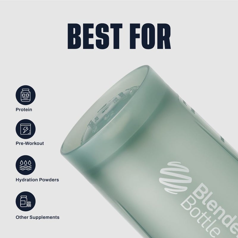 BlenderBottle Classic V2 Shaker Bottle Perfect for Protein Shakes and Pre Workout, 20oz, Full Color Tan - Image 5
