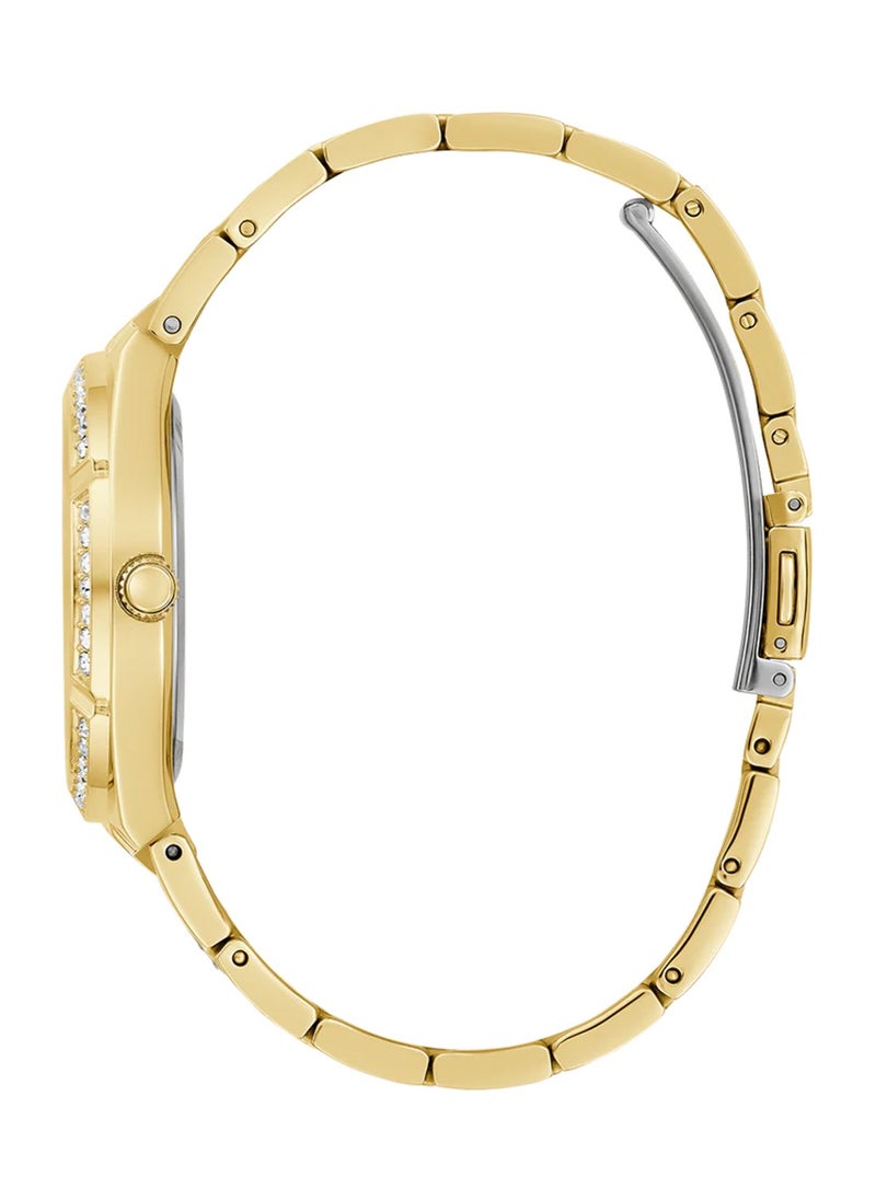 GUESS Women's Gold Tone Multi-function Stainless Steel Watch GW0604L2 - 36mm  - Image 3