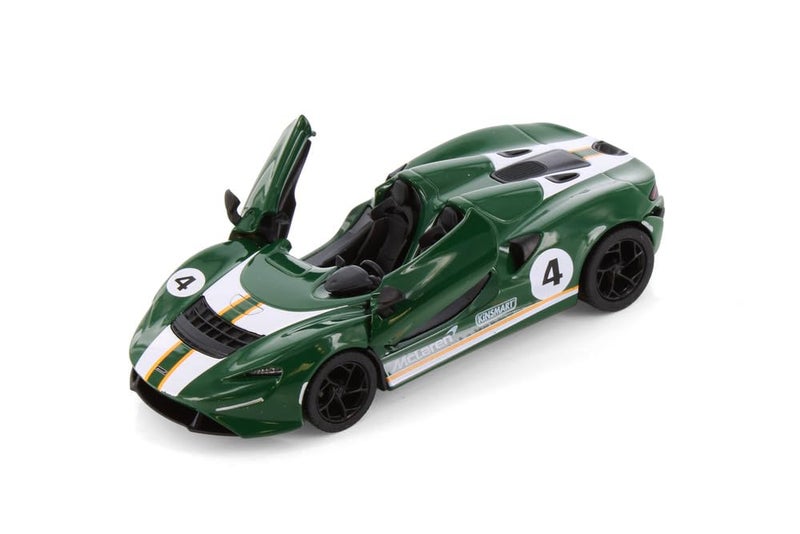 Mayatra's Kins Mart McLaren Elva Diecast Toy Car – 1:36 Scale Livery Edition Model with Pull Back Action & Opening Doors – Collectible Sports Car for Kids & Adults (Green) - Image 5