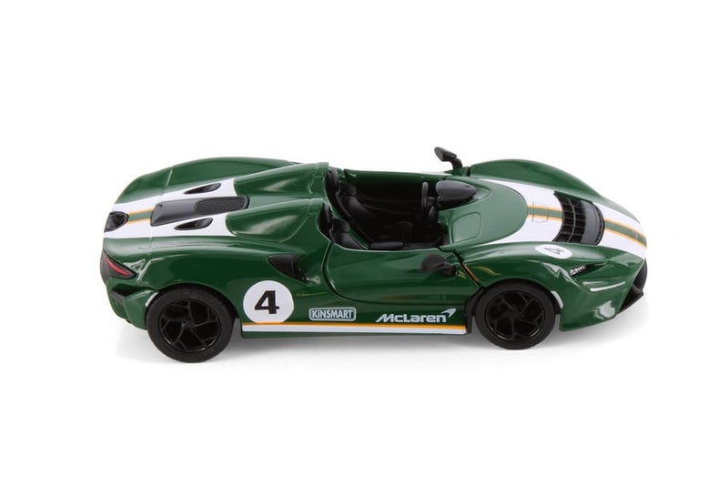Mayatra's Kins Mart McLaren Elva Diecast Toy Car – 1:36 Scale Livery Edition Model with Pull Back Action & Opening Doors – Collectible Sports Car for Kids & Adults (Green) - Image 2
