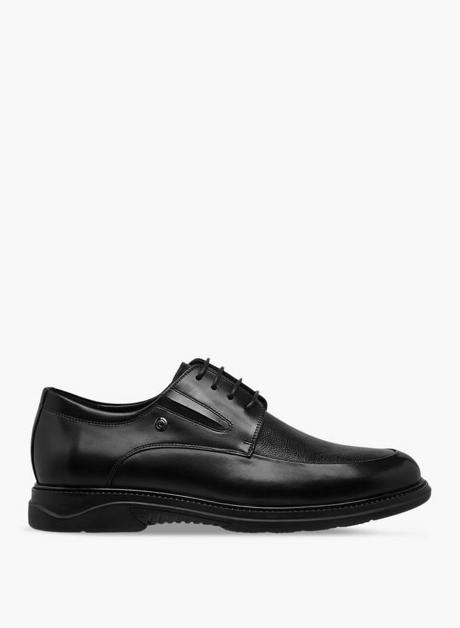Le Confort Men Lace-Up Leather Derby Shoes - Image 1