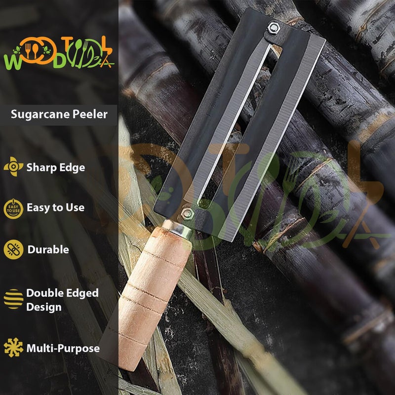 WOODTULA سكين تقشير قصب السكر و الأناناس - Image 3
