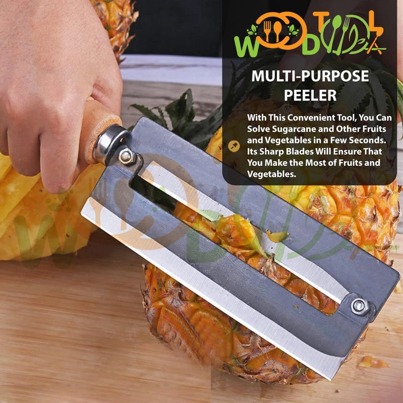 WOODTULA سكين تقشير قصب السكر و الأناناس - Image 4