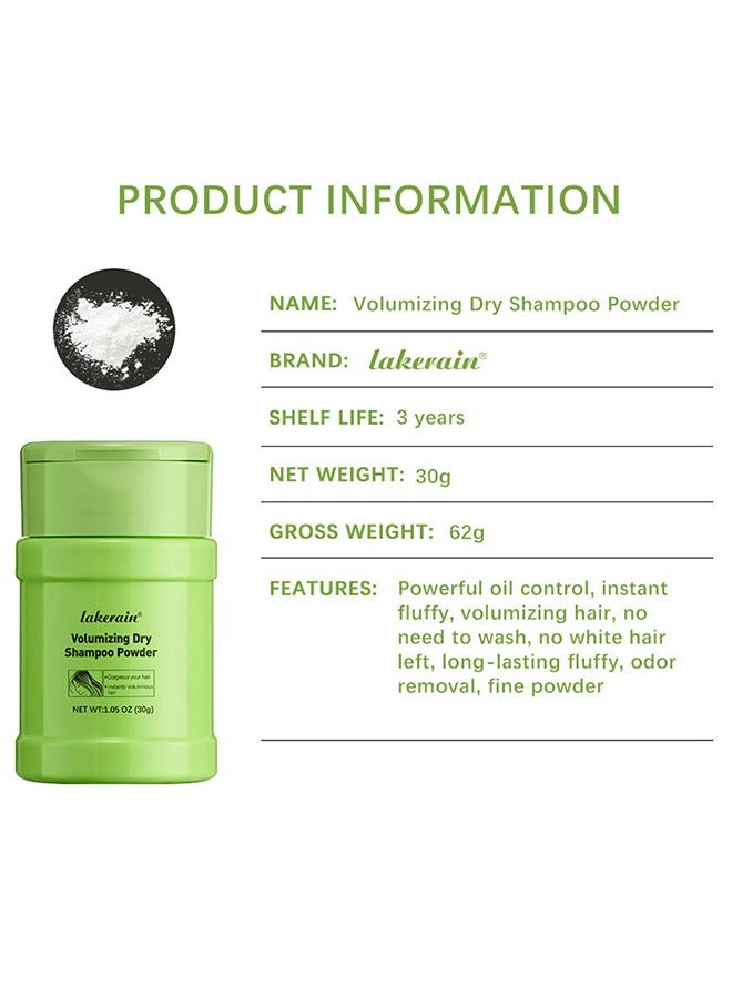 Volumizing Dry Shampoo Powder - Dry Shampoo Control Hair Oil Refresh Hair Fragrance and Volumizes Hair Volumizing Dry Shampoo Powder for Fluffy Hair Easy to Use #1