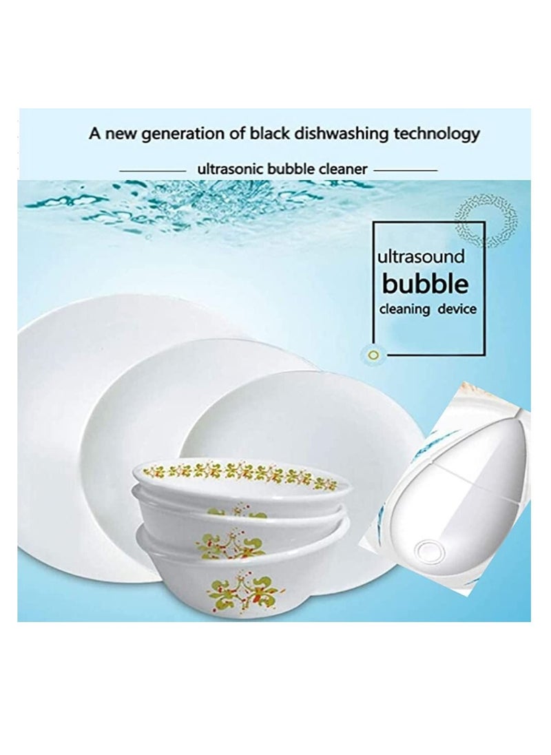 Generic - Mini Dishwasher Mini Washing Machine, In Sink Dishwasher Portable Dishwasher USB Add Dishwasher Detergent Clearning for Vegetable Fruit by Ultrasound Wave Usb Dishwasher (5W 2V White) - Image 1