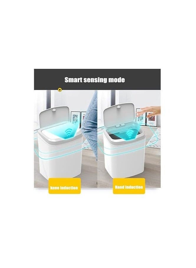 NEXORA SR 17.5L Smart Waste Bin Inductive Trash Can, Touchless Bathroom Trash Can with Lid Sensor Kitchen Dustbin, Automatic Sensor Waste Basket for Kitchen Home Office Bedroom - Image 2