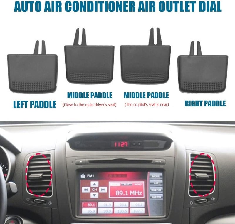 Wivplex Car AC Air Vent Grille Tab Clip for Kia Sorento - Image 5