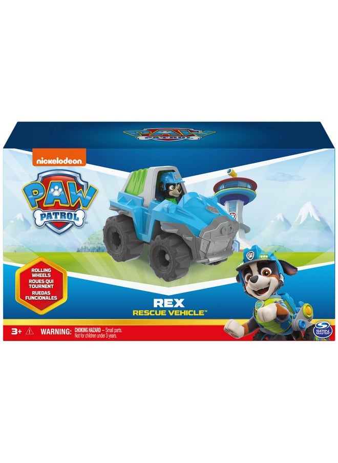 PAW PATROL Rex Basic Vehicle With Collectible Figure|Roleplay Toy|Best Gift For Kids|Made In India|Pretend Play Toy|For Kids Aged 3 And Up,Multicolor  - Image 2