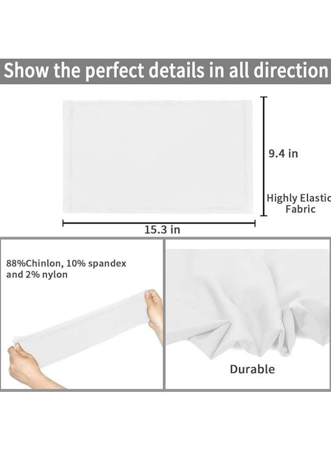 Cooling UPF Multi-Use Neck Gaiter Men’s & Women’s Buff for Working, Running Sports Sweat & Water Activated Technology, White