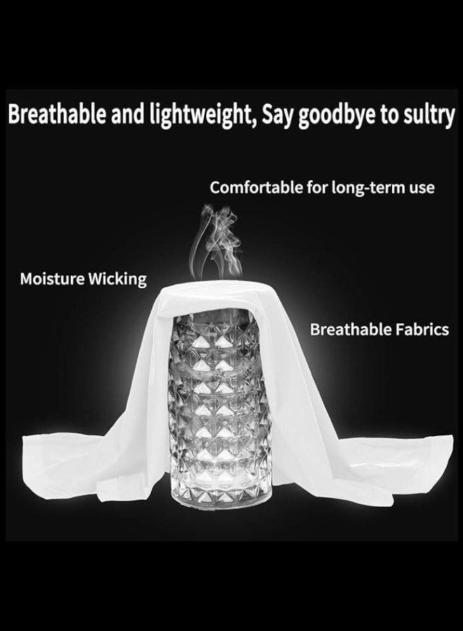 Cooling UPF Multi-Use Neck Gaiter Men’s & Women’s Buff for Working, Running Sports Sweat & Water Activated Technology, White