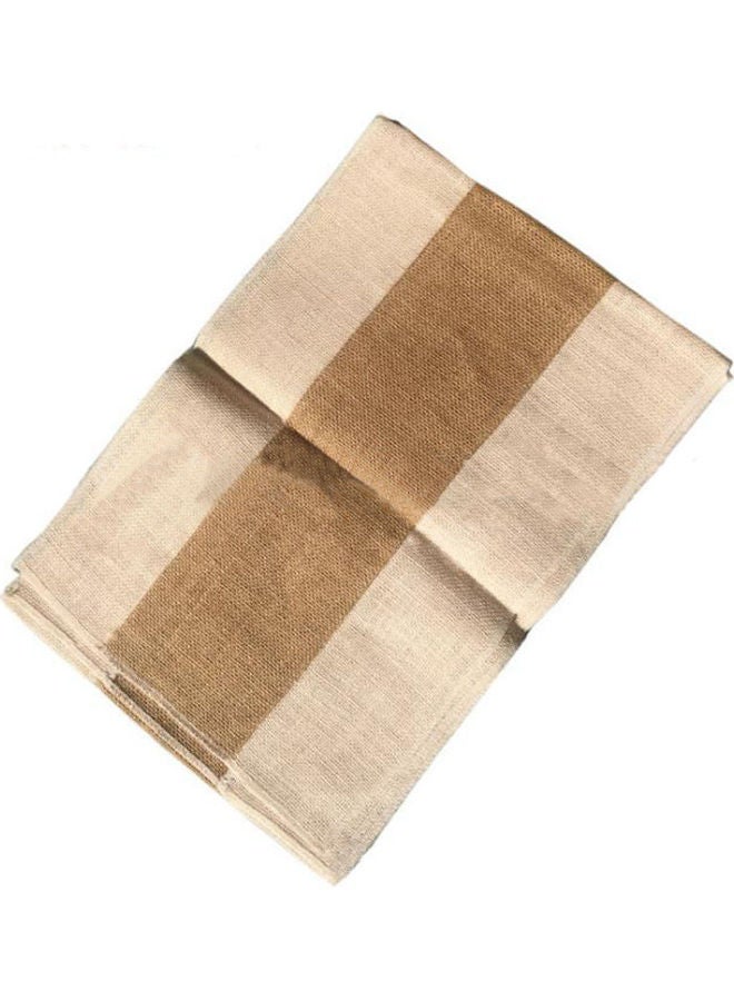 Colorblock Table Runner Brown 30x183cm - Image 4
