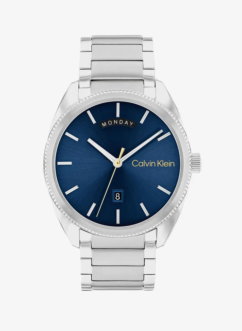 CALVIN KLEIN Progress Analogue Watch with Steel Bracelet - 25200446