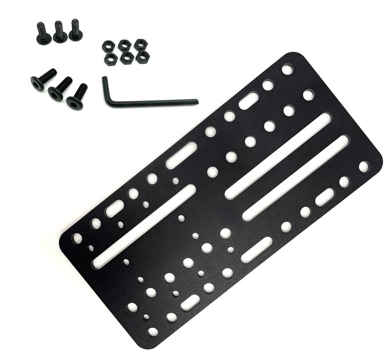 Nosxxus Universal Desk/Chair Mount Bracket Plate for USB Handbrake,Suitable For Racing Game G25/27/29 T500 Windows 14 Bit Pc Usb Game Handbrake Sim Card,Compatible with Logitech Driving Force Shifter - Image 2