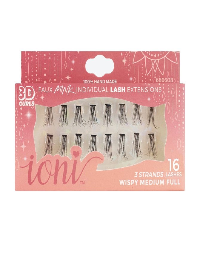 IONI 3D Curls Fluffy & Wispy Faux Mink Individual Lash Extensions - Image 1