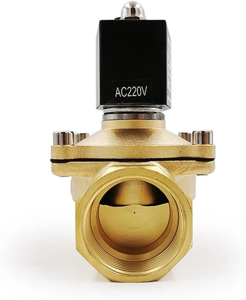 Normally Close Brass Electric Solenoid Valve with Seal DN15 DN20 DN25 12V/24V/220V(DN20,NBR Seal_DC24V) - Image 3
